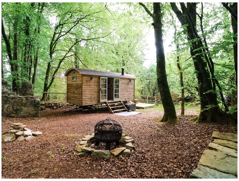 Rock View Shepherd's Hut a british holiday cottage for 2 in ,